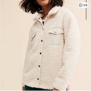 Anthropologie ONIA Sherpa Shacke